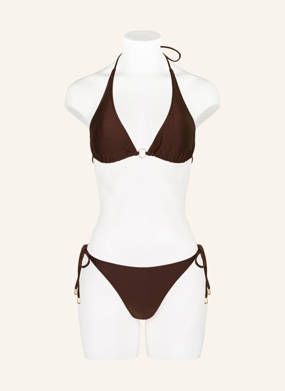 MRS 
HUGS Triangel-Bikini-Top DUNKELBRAUN