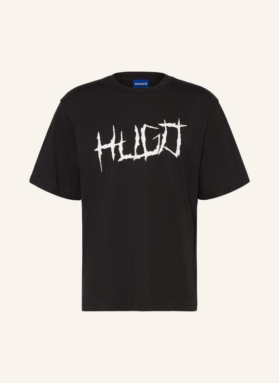 HUGO T-Shirt NAMERIX SCHWARZ / WEISS
