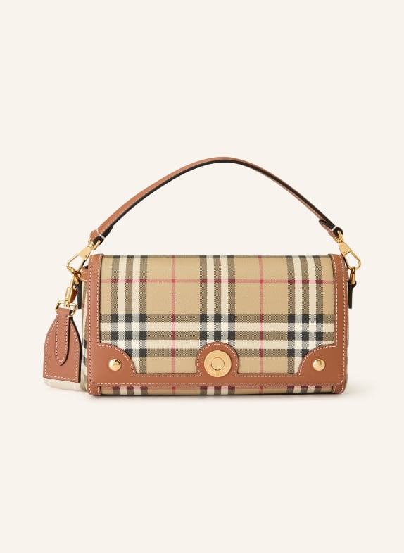 BURBERRY Handtasche BEIGE / COGNAC / CREME