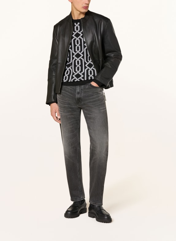 HUGO Dżinsy o zwężanym kroju 022 DARK GREY