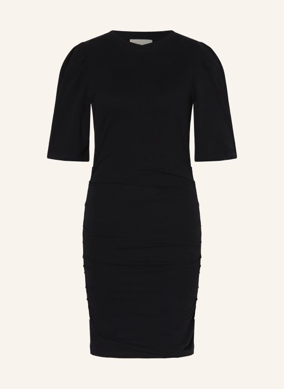 ISABEL MARANT Cocktailkleid MYLDA aus Jersey SCHWARZ