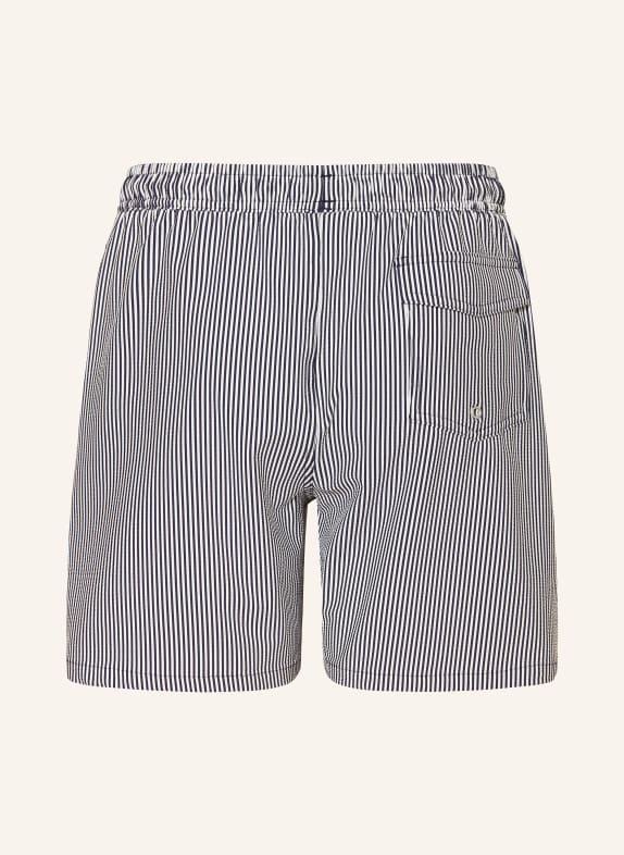 PAUL zwemshort DONKERBLAUW / WIT