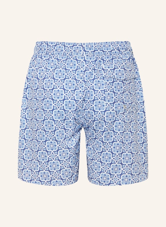PAUL zwemshort LICHTBLAUW / BLAUW / WIT