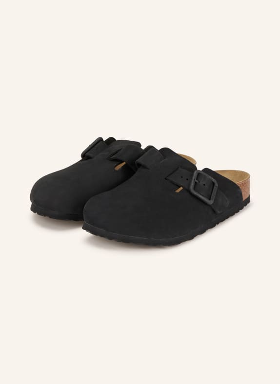 BIRKENSTOCK BOSTON WB mules BLACK
