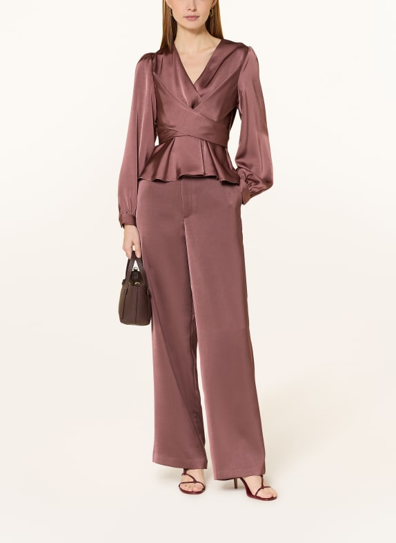 NEO NOIR Satijnen broek EMMETT VIEUX ROSE
