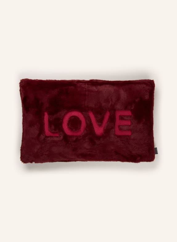 PAD Dekokissenhülle GAZE DUNKELROT / SCHWARZ