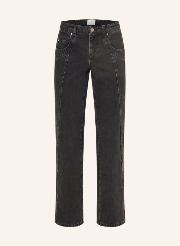 MARANT ÉTOILE Straight Jeans JAYLIS 02FK FADED BLACK