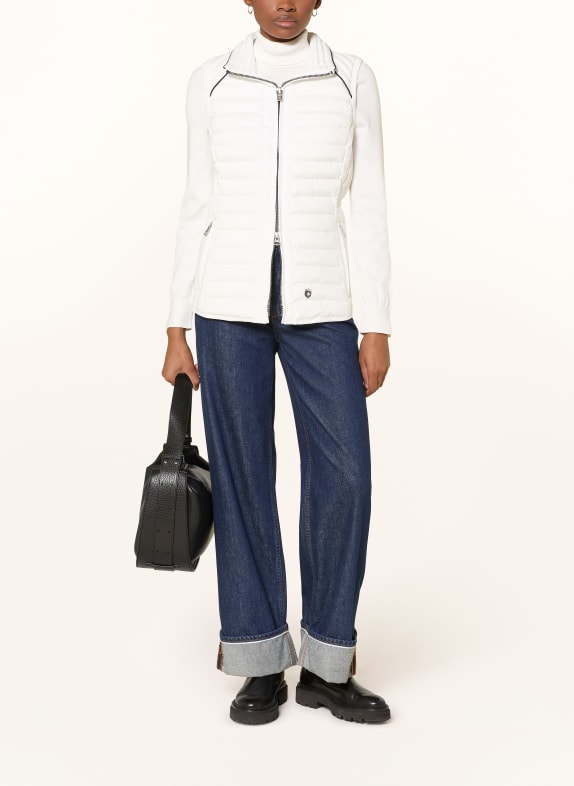 WELLENSTEYN Steppovaná vesta MOLL LADY VEST BÍLÁ