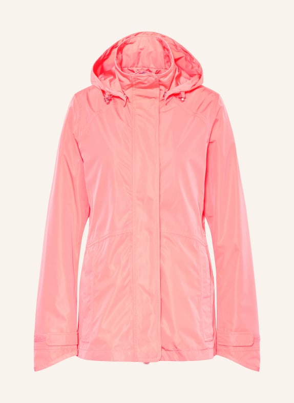 WELLENSTEYN Regenjacke TIROL LADY mit abnehmbarer Kapuze LACHS