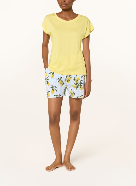 darling harbour Schlafshorts streifen zitrone