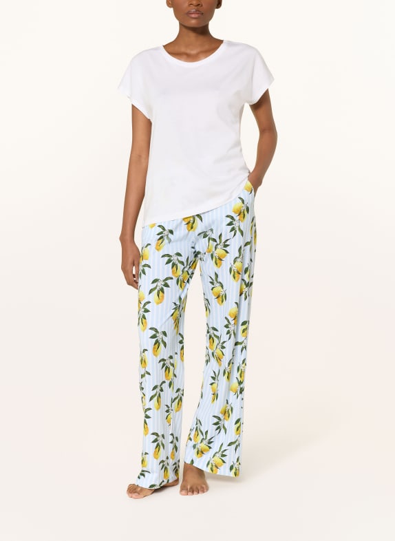 darling harbour pyjama streifen zitrone