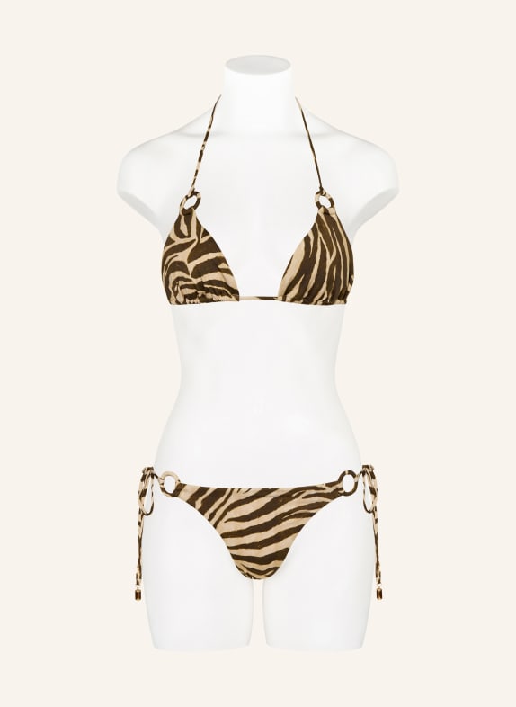 ZIMMERMANN Trekants-bikini WANDERLUST MÖRKBRUN / LJUSBRUN