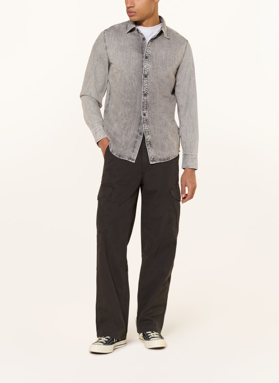 G-Star Cămașă din denim, croială slim fit GRI DESCHIS