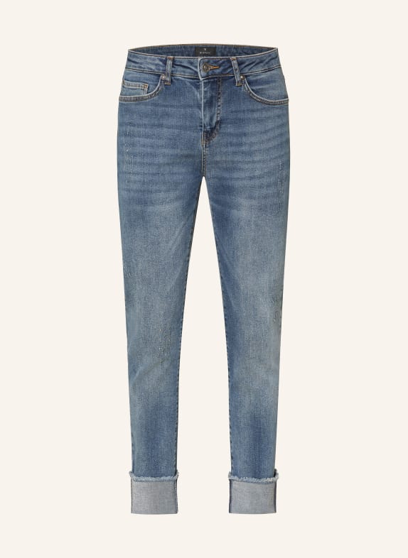 monari Straight Jeans mit Schmucksteinen 750 jeans