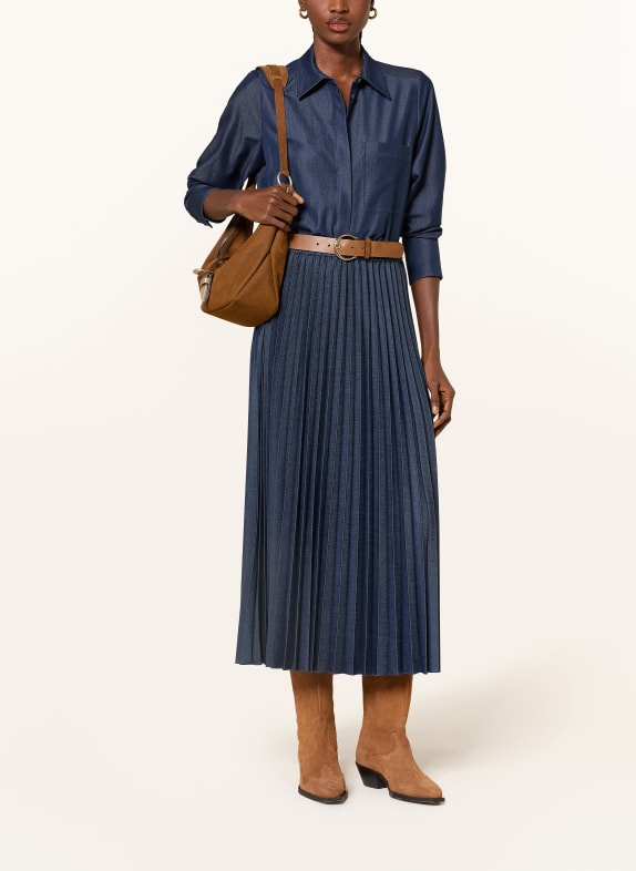 InWear Plooirok CHERRIEIW DONKERBLAUW
