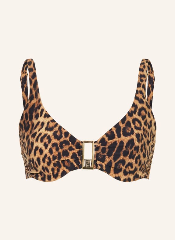 MELISSA ODABASH Bügel-Bikini-Top BEL AIR BRAUN / DUNKELBRAUN