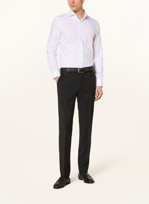 BOSS Koszula HANK Slim Fit BIAŁY