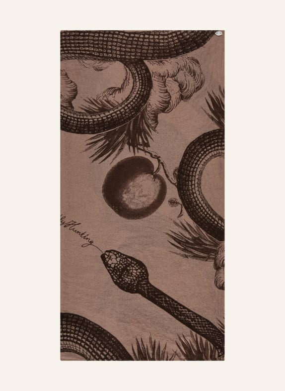 friendly hunting Cashmere-Tuch BRAUN / DUNKELBRAUN