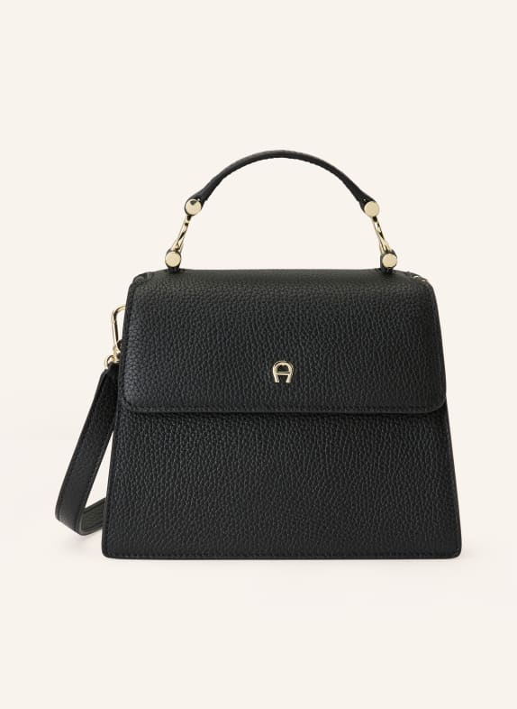 AIGNER Handtasche DELIA MEDIUM SCHWARZ / GOLD