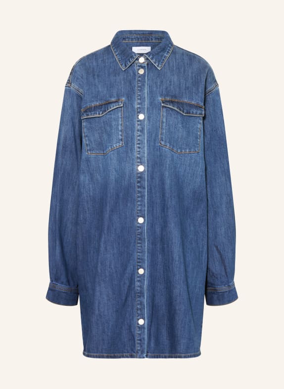 comma denim dress BLUE