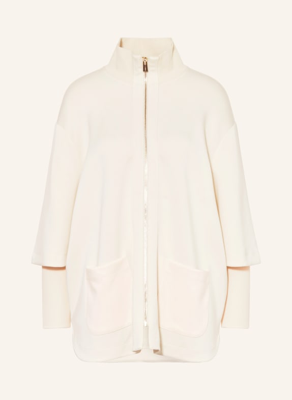 comma Sweatjacke WEISS