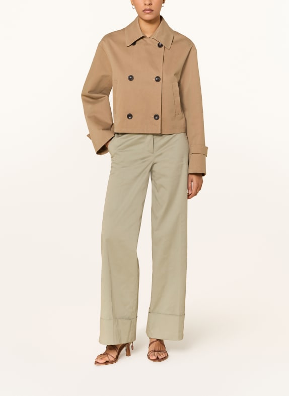 LIU JO trenchcoat SVĚTLE HNĚDÁ