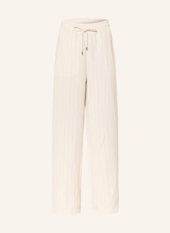 LIU JO kalhoty Marlene KRÉMOVÁ / ČERNÁ