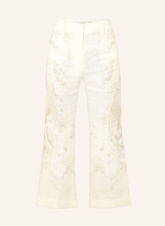 ZIMMERMANN Leinen-Culotte CREME / TAUPE