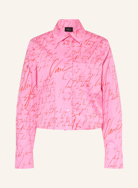 s.Oliver BLACK LABEL košile RŮŽOVÁ / ČERVENÁ