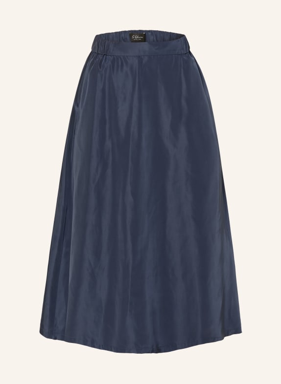 s.Oliver BLACK LABEL Sukně TMAVĚ MODRÁ