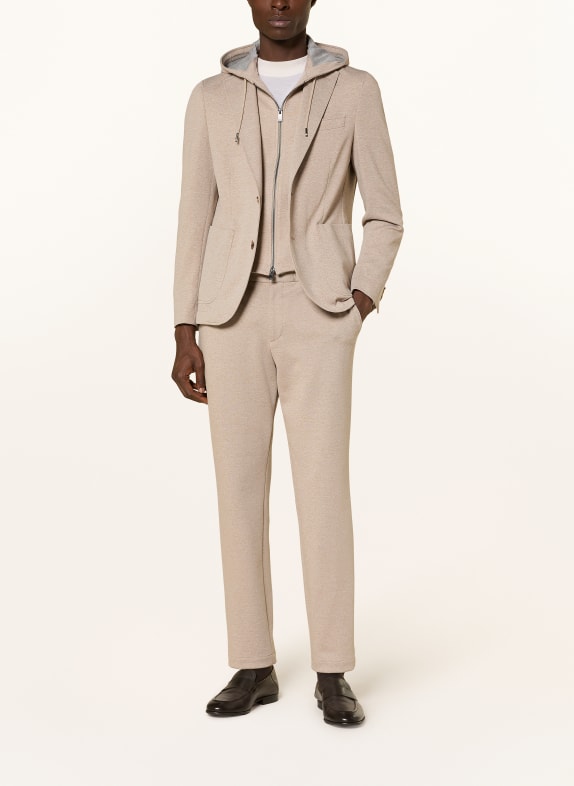 BOSS Pantalon PERIN in joggingstijl Tapered Fit 252 DARK BEIGE