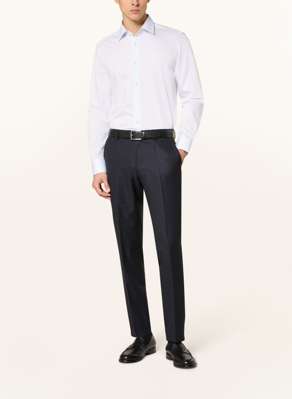 BOSS Overhemd JOE Regular Fit WIT / LICHTBLAUW
