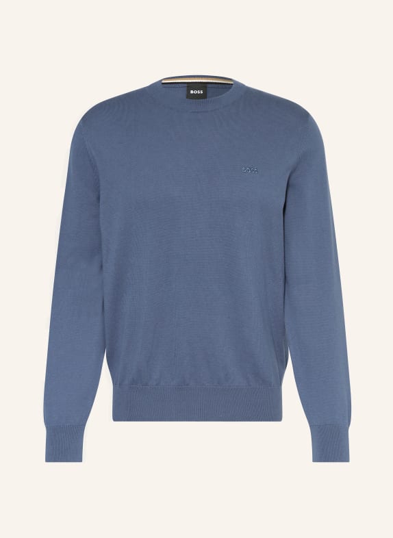 BOSS Pullover UPACAS BLAUGRAU