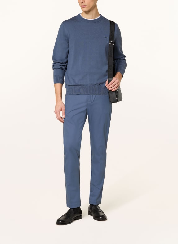 BOSS Pullover UPACAS BLAUGRAU
