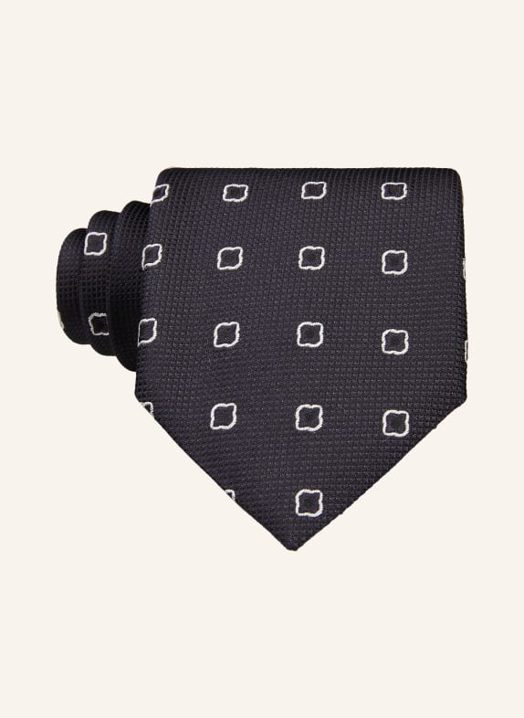 BOSS necktie DARK BLUE / WHITE