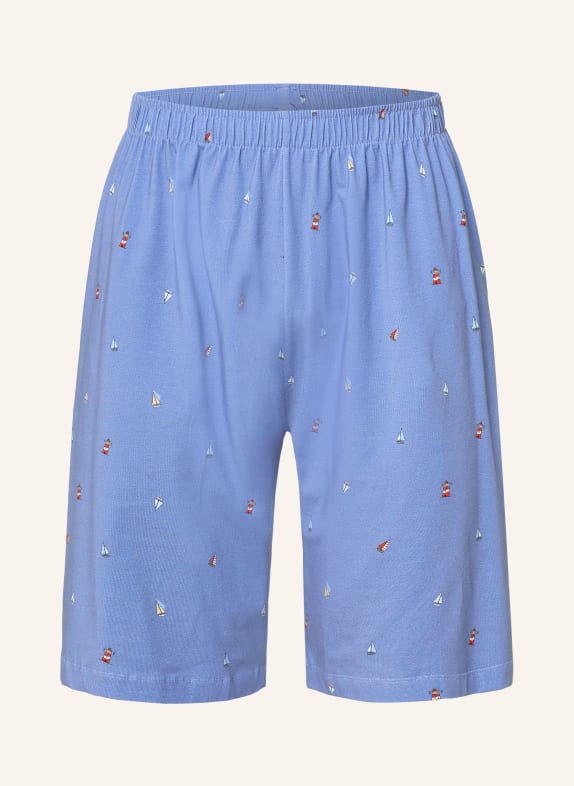 STROKESMAN'S sleep shorts LIGHT BLUE / RED / LIGHT YELLOW