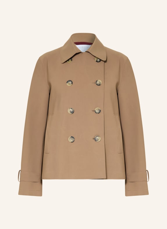 HARRIS WHARF LONDON Trench-Jacke BRAUN