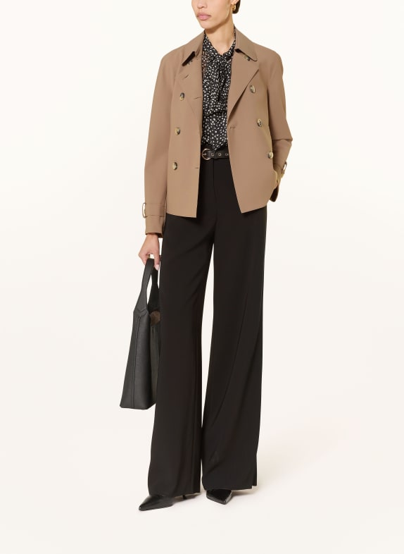 HARRIS WHARF LONDON trench coat BROWN