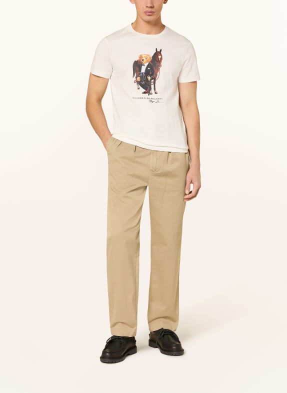 POLO RALPH LAUREN T-shirt WIT / BRUIN