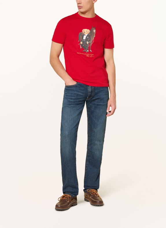 POLO RALPH LAUREN T-shirt ROOD / BRUIN