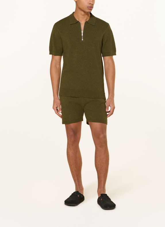 PAUL gebreide shorts OLIJF