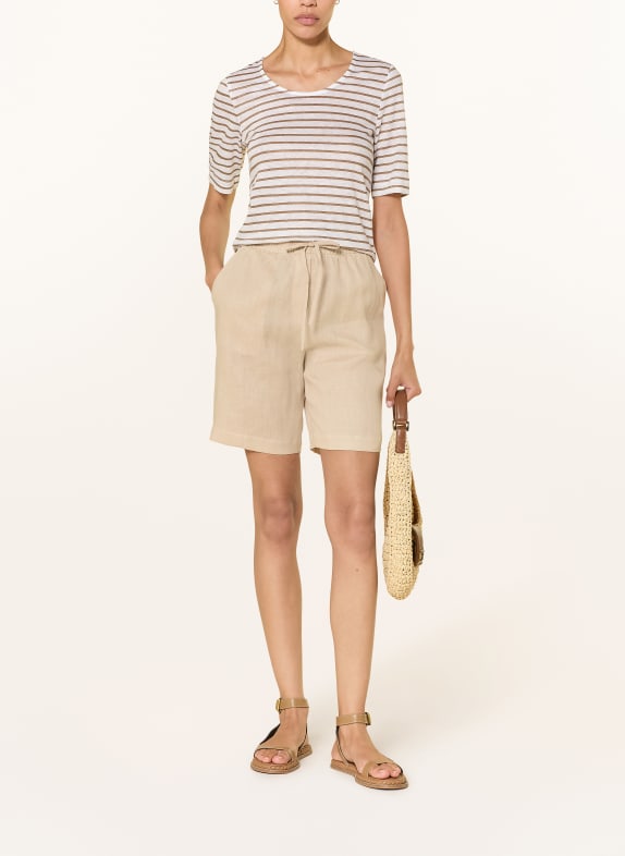 van Laack Linnen short VL-HELEAS-BR BEIGE