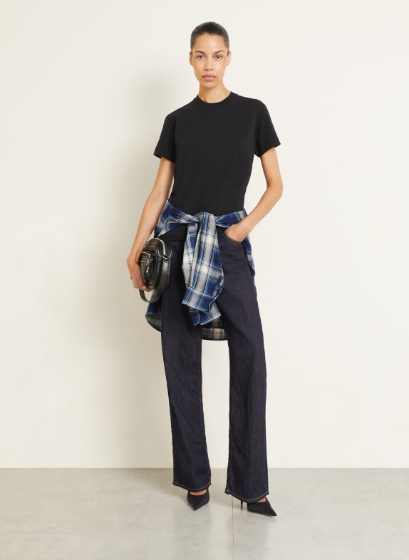 DSQUARED2 T-shirt SIGNATURE JUST RIGHT FIT ZWART