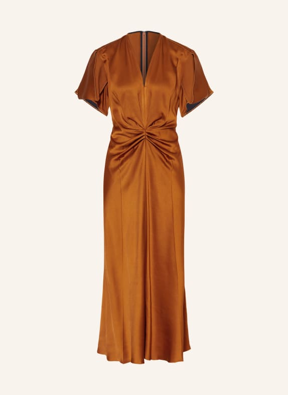 VICTORIA BECKHAM Cocktailkleid DUNKELORANGE