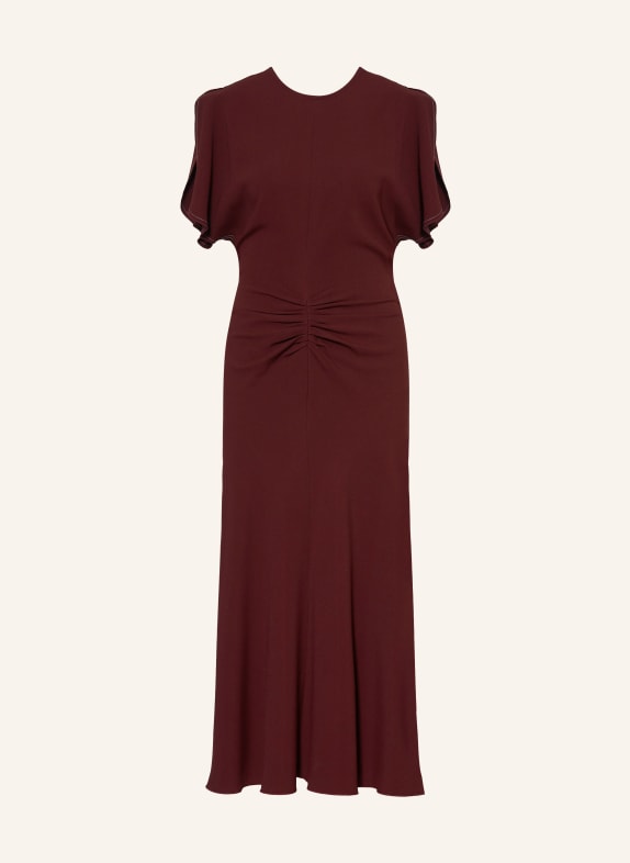 VICTORIA BECKHAM Abendkleid DUNKELROT / MINT