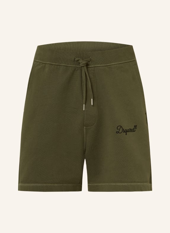 DSQUARED2 sweat shorts OLIVE