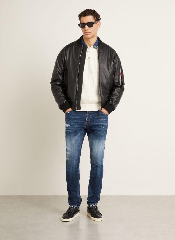 DSQUARED2 Jeans TEDDY Extra Slim Fit 470 NAVY BLUE