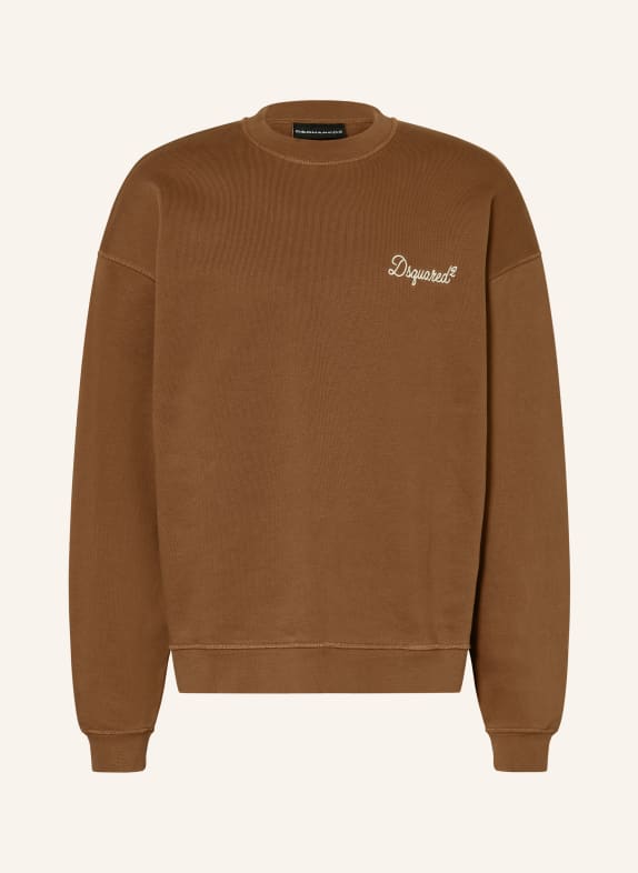 DSQUARED2 Sweatshirt BRAUN / CREME