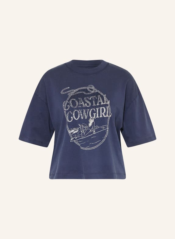 GUESS COASTAL COWGIRL T-shirt with rhinestones BLUE