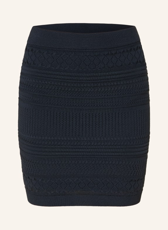 GUESS MICHELLE Knit Skirt DARK BLUE
